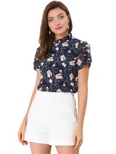 Femmes Blouse Fleurie