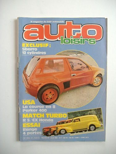 Auto loisirs sbarro 12 - 37,