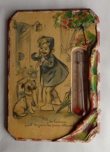 Bel ancien thermomètre