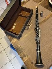 clarinette ancienne Ébène J Martin Paris Embout Noblet