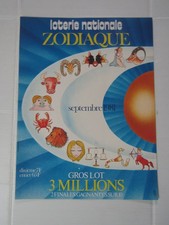 AFFICHE LOTERIE NATIONALE