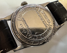 Juvenia Hermétique Vintage Montre Working 31,6 mm Ø11 The Crown Go Out Military