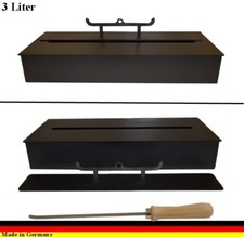 3 litre éthanol bio brûleur  noir  pour l'éthanol et gel des cheminées Caminetti