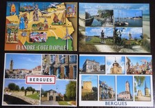 Lot 4 cartes postales Images de Nord Dépt. 59