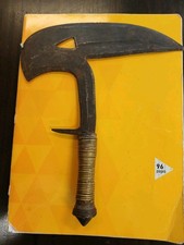 Couteau à Tête de Calao  en Fer et Laiton  - Gabon - XIXe