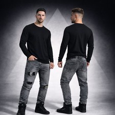 Jeans Homme Denim Déchirés