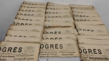 " Le Progrès " Lot D ’Anciens Journaux Août 1941