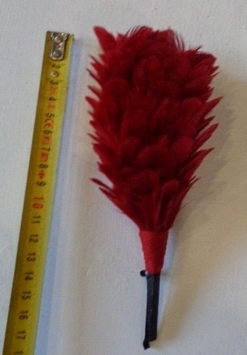 Plumet couleur rouge - de,