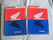 Rare manuel d'atelier d'origine HONDA Scooter SFX 50 s version française + supp.