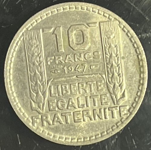 Francs turin 1947 french - 10,