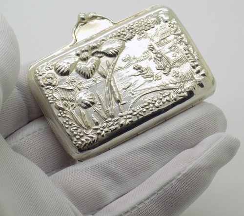 Boîte pilules argent - argent, 925