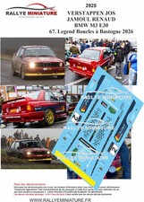 DECALS 1/43 REF 2925 BMW M3