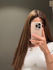  High-end wig made of 100% European human hair, 22 inches