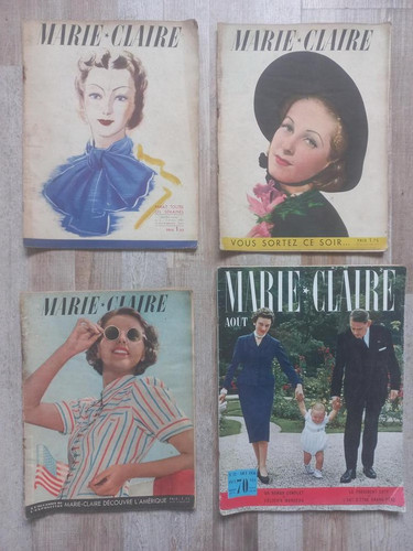 Lot revues marie claire - marie-claire, n°
