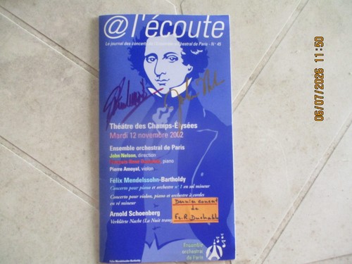 Concert lot autographes - concert,