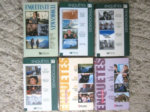 Lot livres enquêtes et - lot, 6