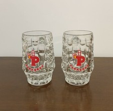 LOT DE 2 ANCIENNE CHOPES  A BIERE PARKBRAU 0.20 CL