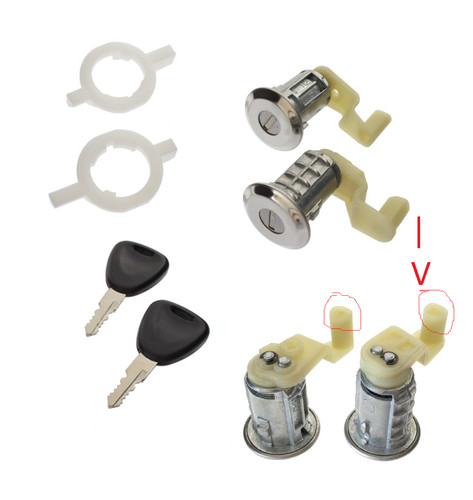 Barillets cylindre serrure - 2,