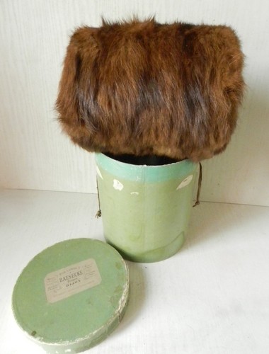 Ancien manchon fourrure - en,