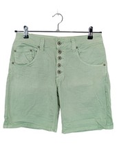 PLEASE Short taille haute Dames Pantalon court T EU 40 kaki style décontracté