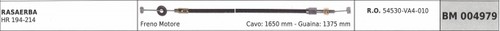 Câble frein moteur honda - frein,