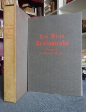 CURIOSA-FRANÇOIS VILLON-LES DEUX TESTAMENTS-1944-ILLUSTRÉ MAURICE LEROY-VÉLIN