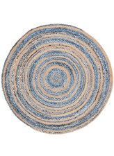 Tapis tressé indien fait main