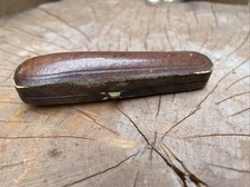 Ancien Étui En Cuir Pour Fume