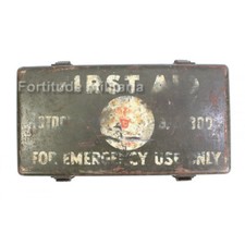 Boite de premiers secours "First Aid" - US ARMY WW2 ( matériel original )