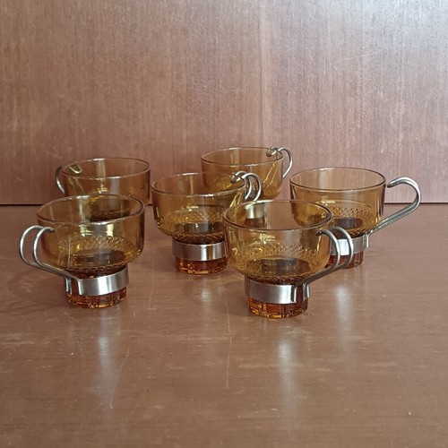 Tasse verre ambré - tasse,