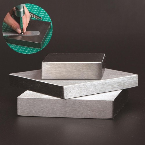 Bloc banc métal carré - en,