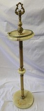 RARE Ancien cendrier sur pied marbre ONYX - fumeur deco retro kitsh vintage 20's