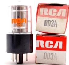 Lot de 5 tubes 0D3A RCA OD3A NOS NIB neuf  en boîte originale