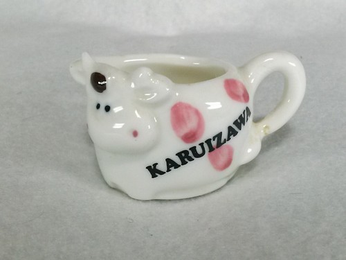 Karuizawa cow mini cup pottery - cow,