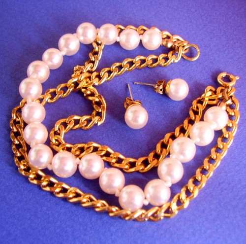 J171 bracelet chaines dorees - j171,