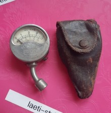 R19303 Vintage Ancien Contrôleur De Pression Pneu Prelac Mécanique  Auto