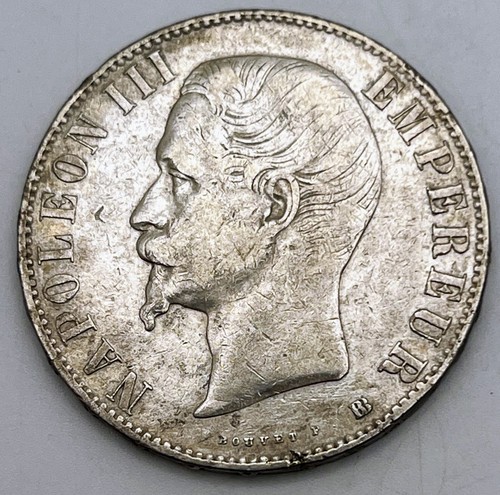 1855 france francs - 1855-bb, 5