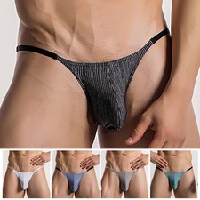 Homme Sexy Maille Bikini Taille Basse String/G-String Slip/Tanga Maillot De Bain