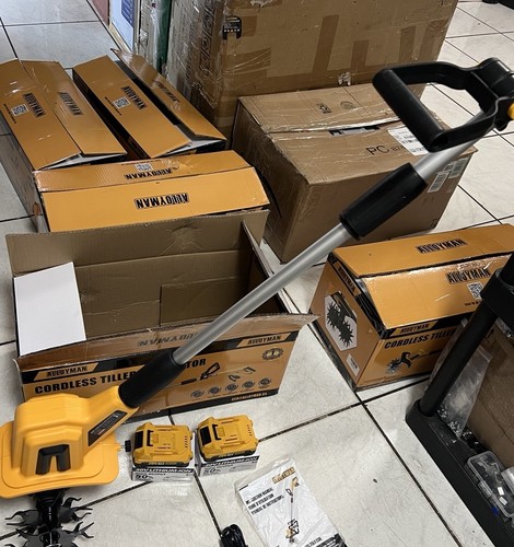Alloyman 20v cordless tiller - 20v,