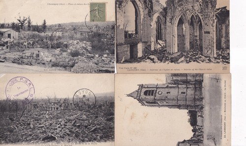 Lot antique postcards war - lot, of