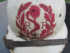 CASQUE ADRIAN 1926 MÉDECIN DÉFENSE PASSIVE ORIGINAL 39-45 DP.