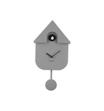 Horloge Murale Moderne Cuckoo Abs Souris Gr 40X9X23 Cm Karlsson Gris