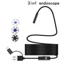 7mm HD Snake Endoscope Borescope Inspection Camera For USB PC';'/ Android M5E5