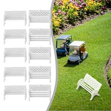 Accessoires maison de poupée mini chaises de parc disponibles en lot de 10 ou 1