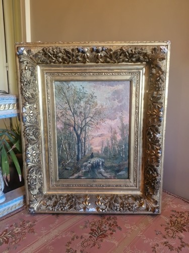 Peinture ancienne huile sur - peinture,