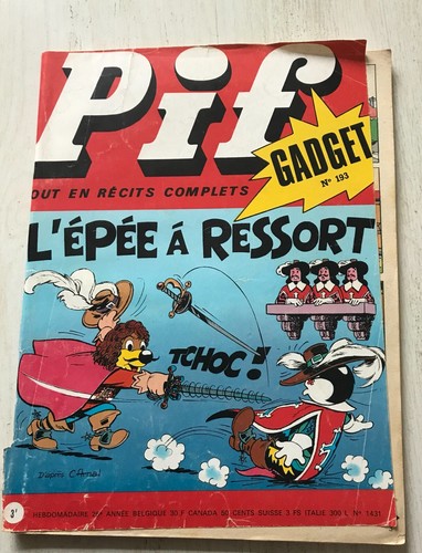 Magazine pif gadget ancien - pif,