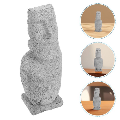 Pcs statue moai - statue, l'île