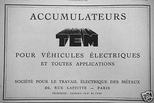 PUBLICITÉ ACCUMULATEURS TEM