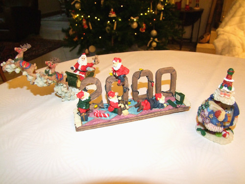 Lot décorations noël - lot,