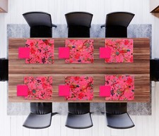 Rose Oiseau Velours Imprimé